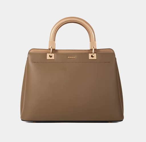 [JF012504003-coffee] Bagco Elegant Women’s Handbag (Coffee)