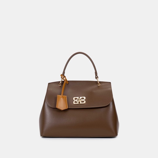 [BX012503017-coffee] BAGCO Women’s Royal Classic Handbag (Coffee)