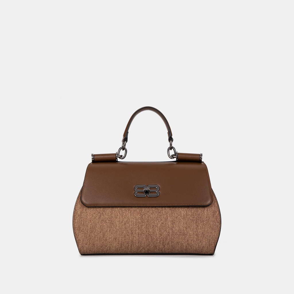 BAGCO Luxury Top-Handle Leather Bag