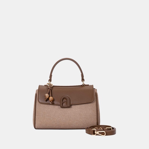 [BX012412042B-coffee] Trendy Modern Premium Handbag (Coffee)