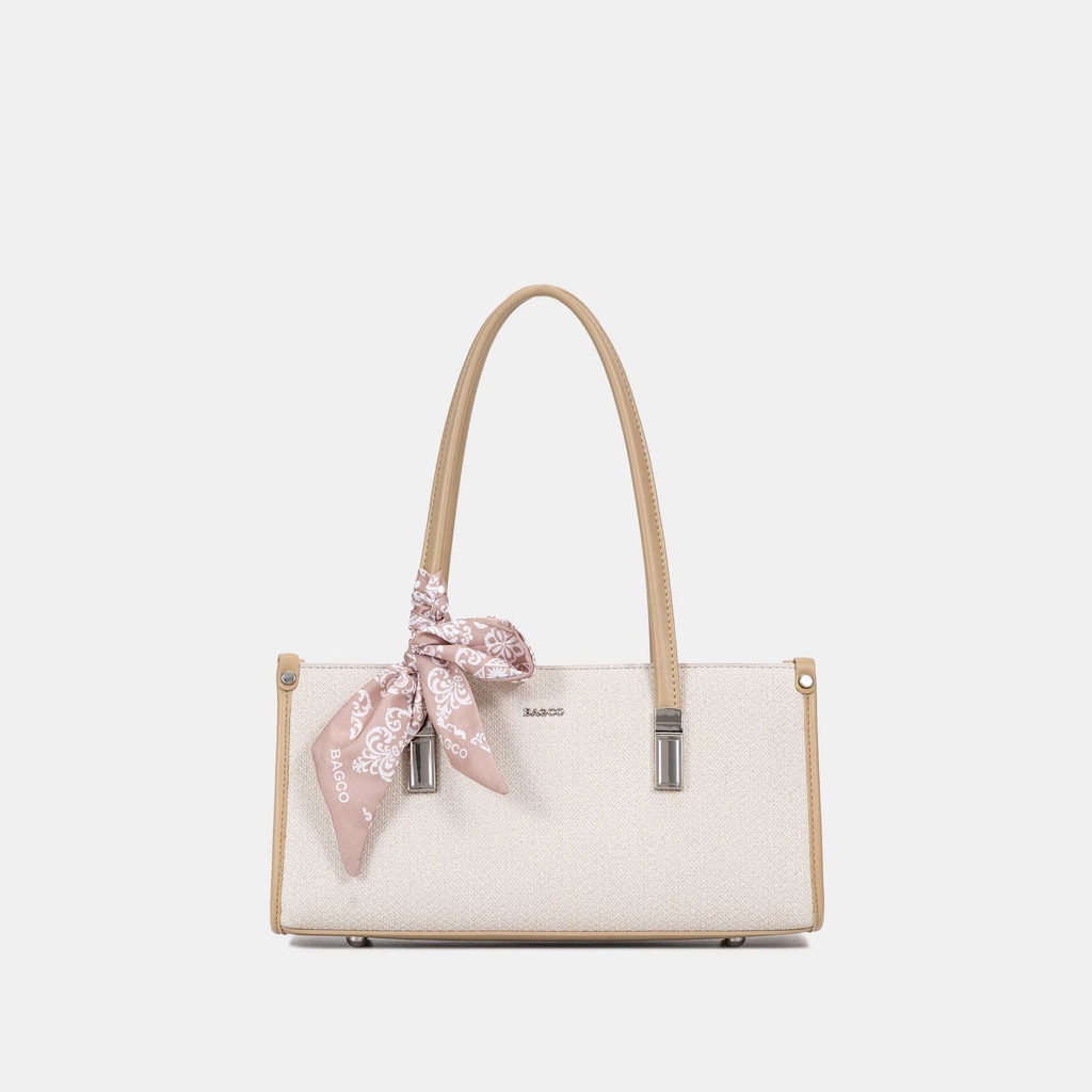 Elegant Ribbon Shoulder Handbag