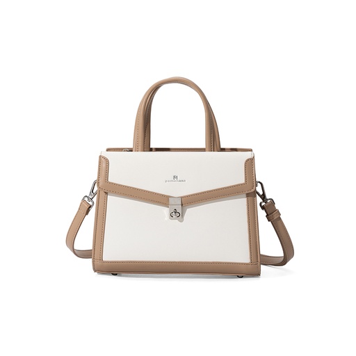 [80197-Beige] Pomonana Grace Crossbody Tote (Beige)