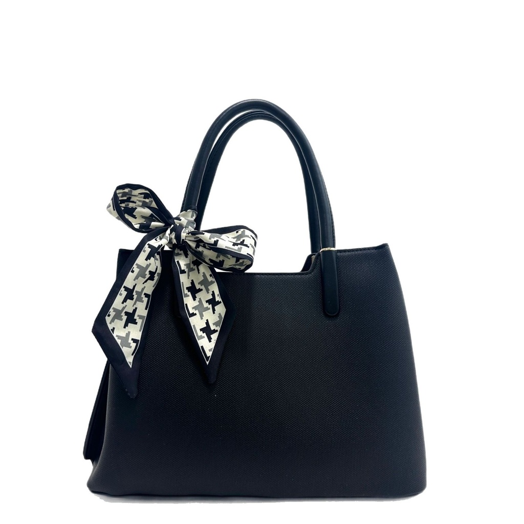 Pomonana Elegant Scarf-Tied Handbag