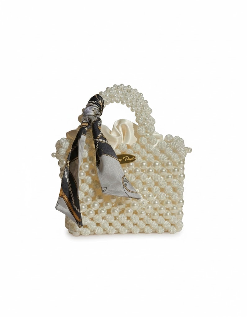 Pearl Elegance Handmade Bag