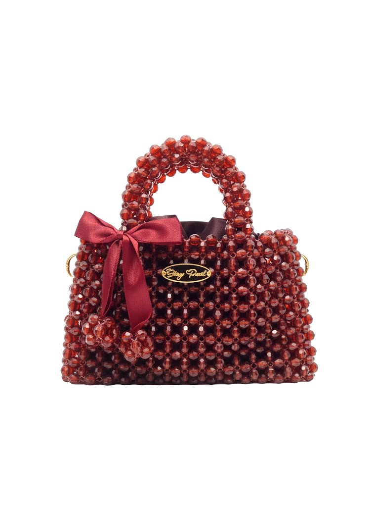 Luxury Crystal Beads Handbag 