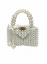 Luxury Pearl Satin Bow Bag