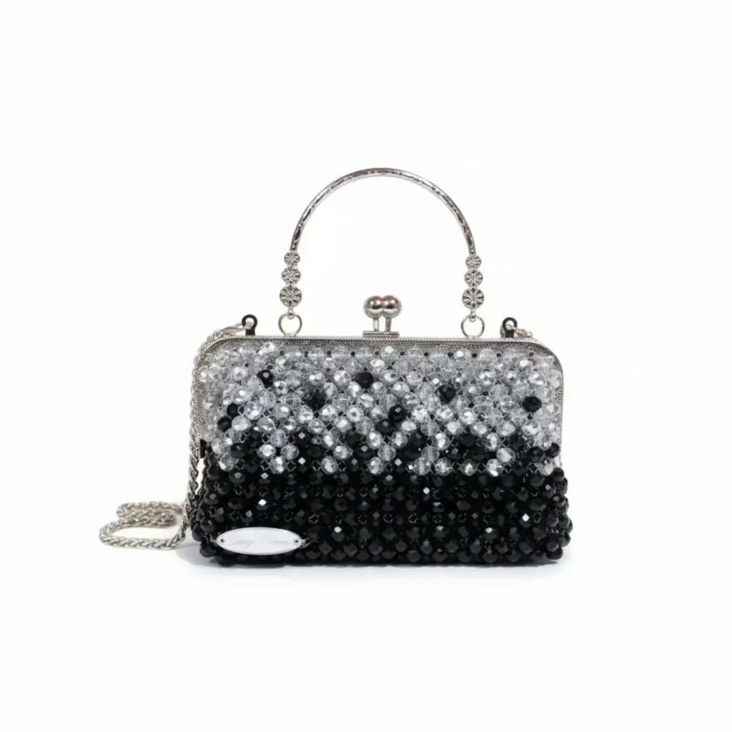 Dual-Tone Crystal Shine Bag