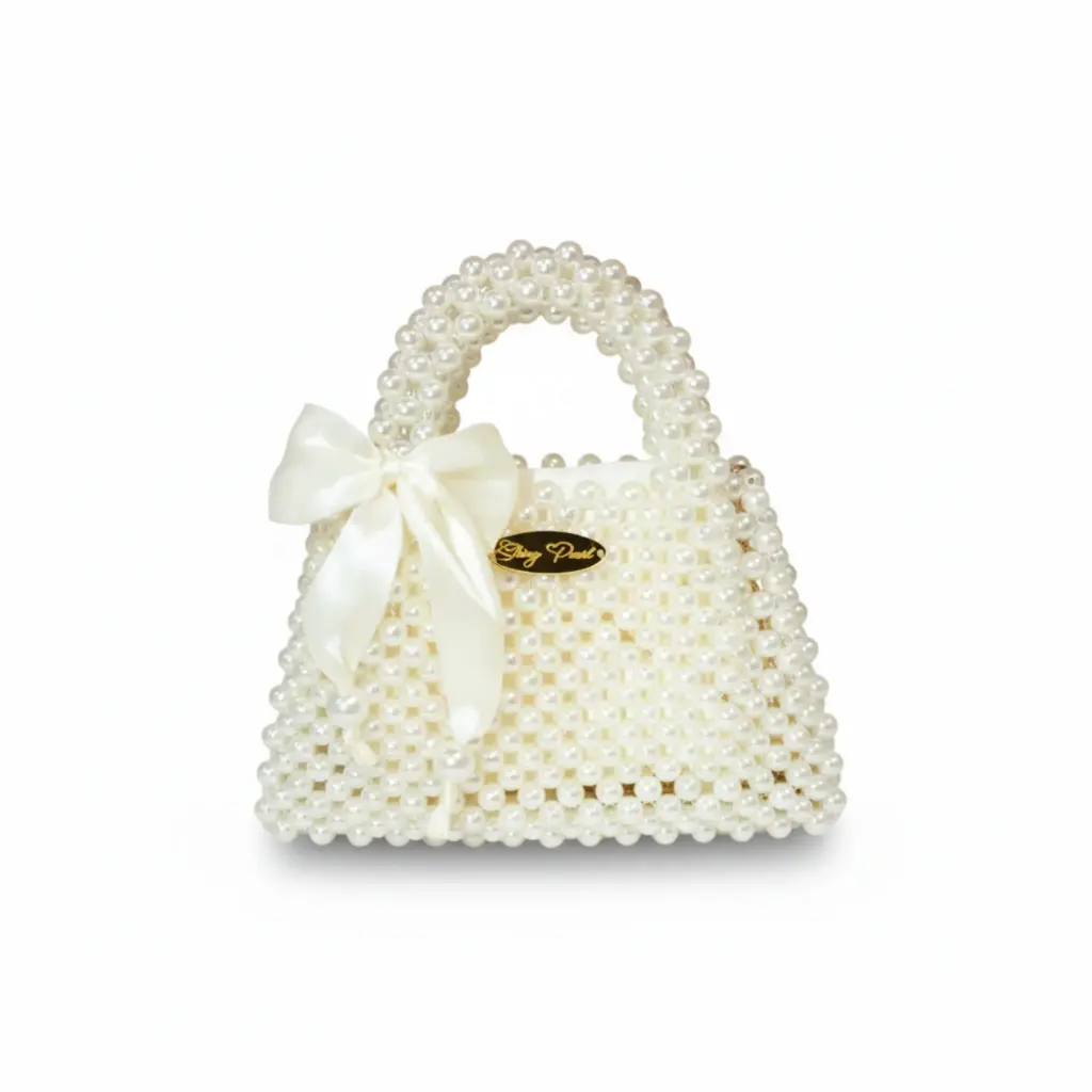 Cream Pearl Luxury Handbag