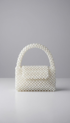 [h10012] Handcrafted Pearl Luxury Bag