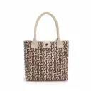 Geometric Canvas Tote Bag