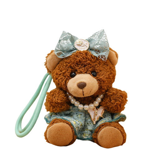[YS003-brown] Cute Teddy Keychain (Brown)