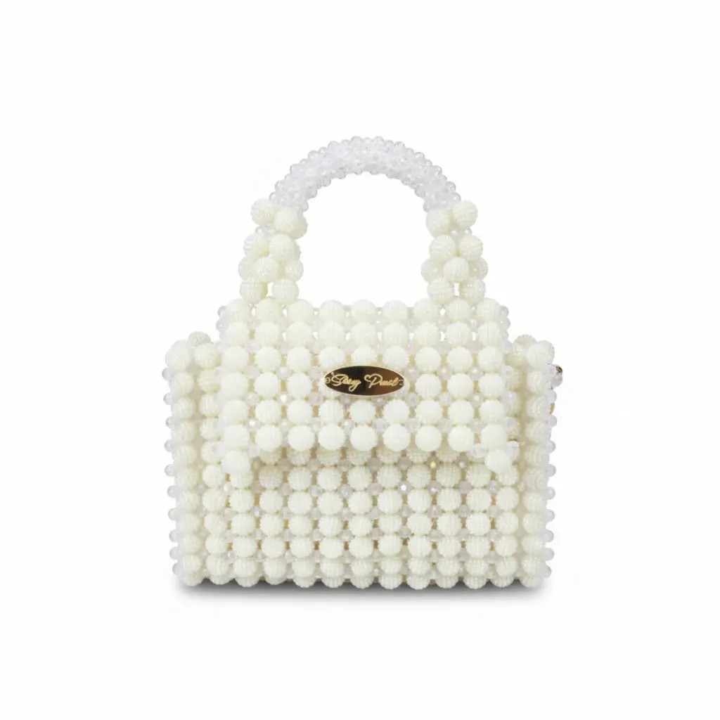 Royal Pearl Cream Handbag