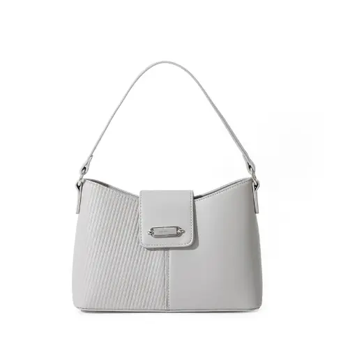 Pomonana Dual-Texture Shoulder Bag