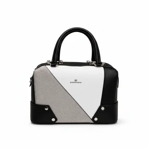 [80200] Pomonana Premium Dual-Material Handbag