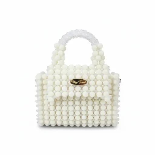 Royal Pearl Cream Handbag